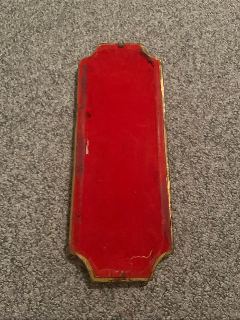 Bamboo-Style Carved Wood Wall Mirror in Warm Honey Brown
